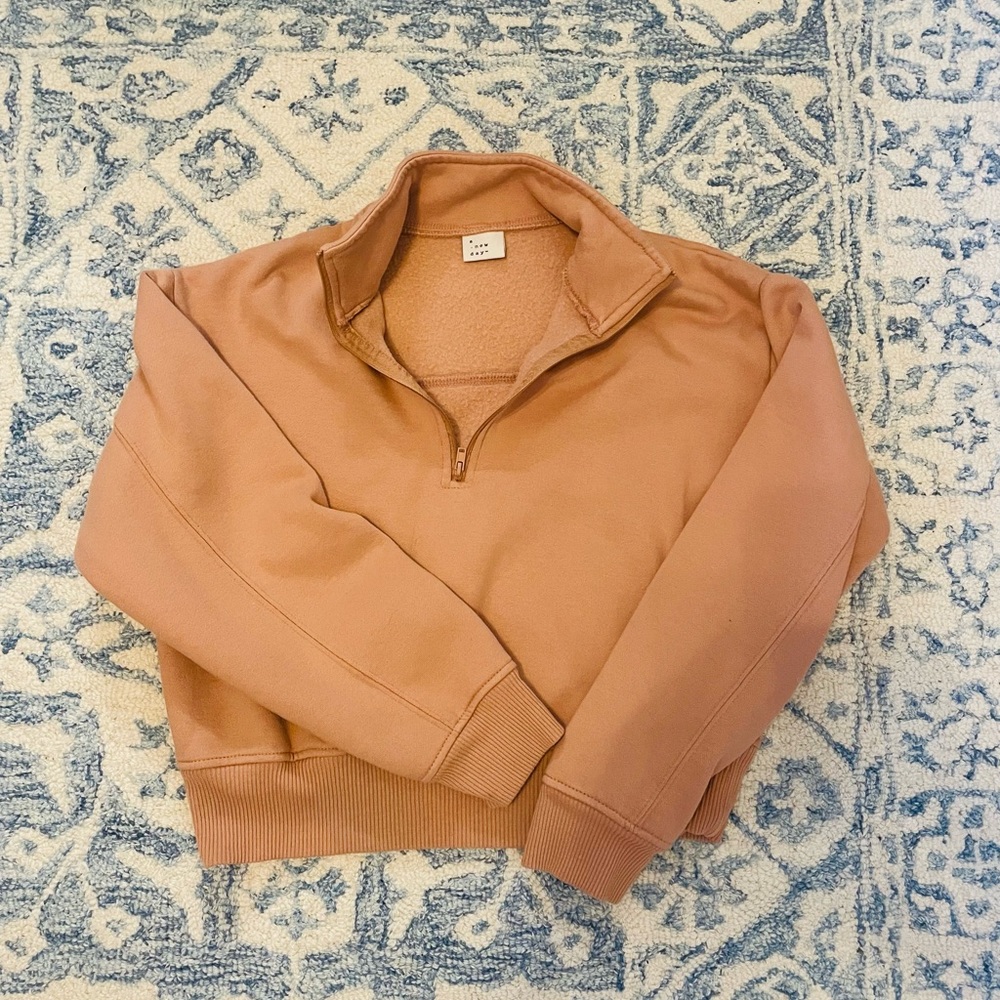 Size: Xs Target A New Day pullover quarter zip sweatshirt